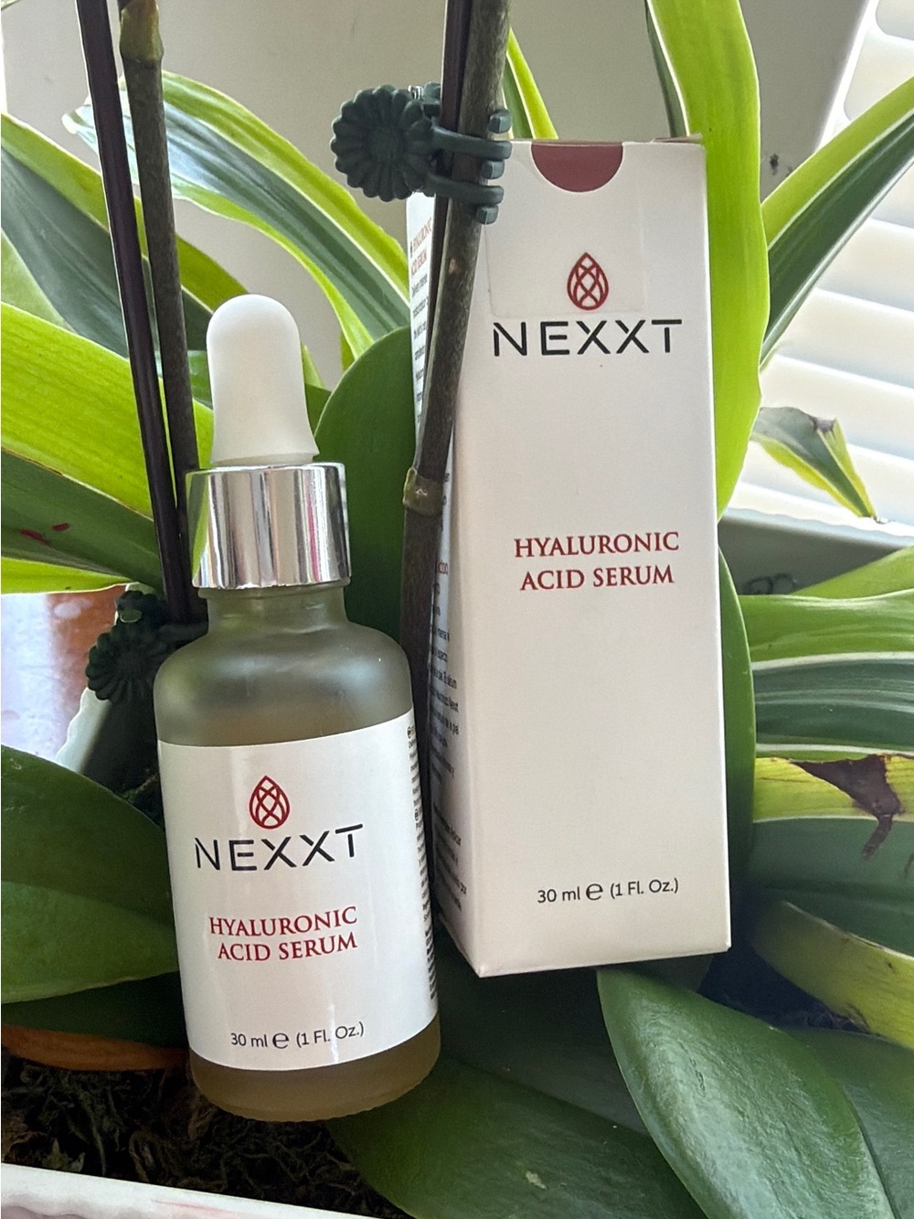 Nexxt Hyaluronic Acid Serum in White & Silver